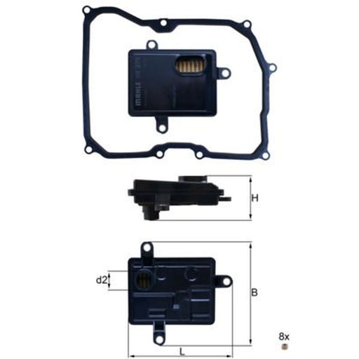 Mahle Automatic Transmission Hydraulic Filter HX 275D