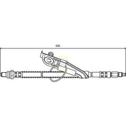 NAPA Brake Hydraulic Hose Line Front Right NBH1114