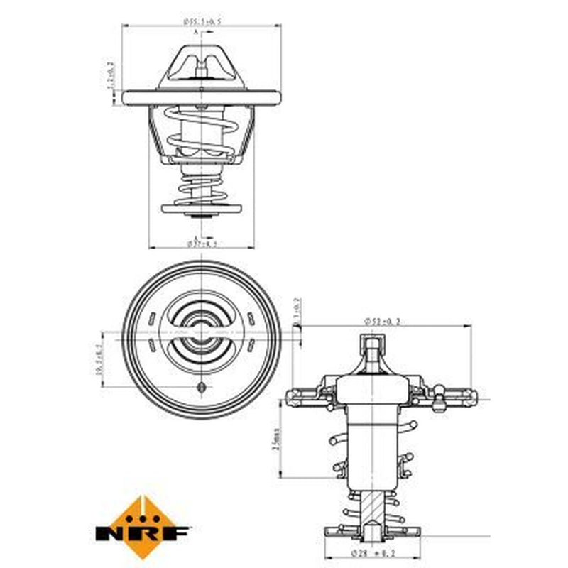 NRF Thermostat,Coolant 725118