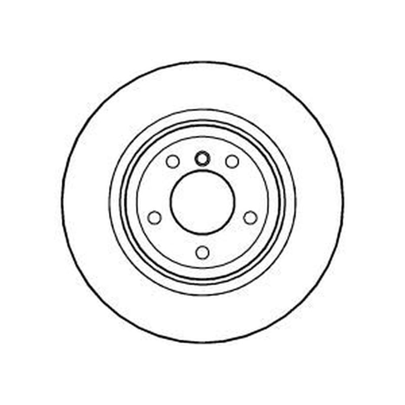 Abtex 2 x Vented Rear Brake Discs BD1259V