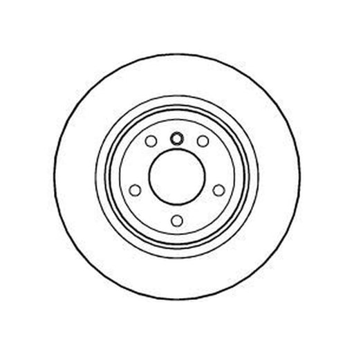 Abtex 2 x Vented Rear Brake Discs BD1259V