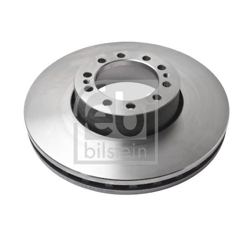 Febi 2 x Internally Vented Front Brake Discs 18019