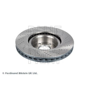 Blue Print 2 x Perforated/Vented Front Brake Discs ADU174363