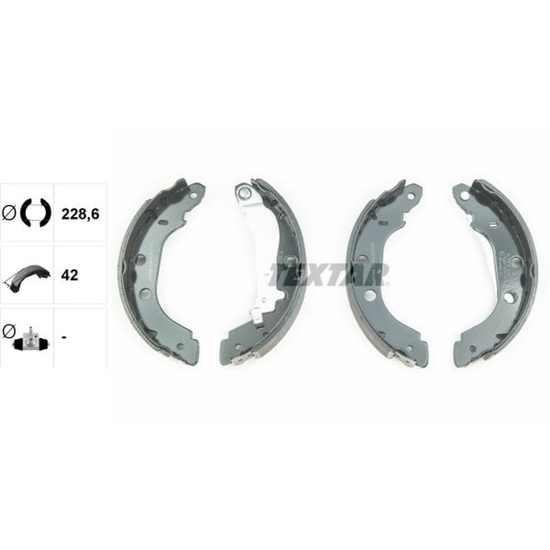 Textar Brake Shoe Set Axle Kit 91052700