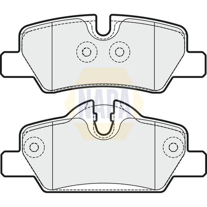 NAPA Rear Brake Pad Set NBP1529