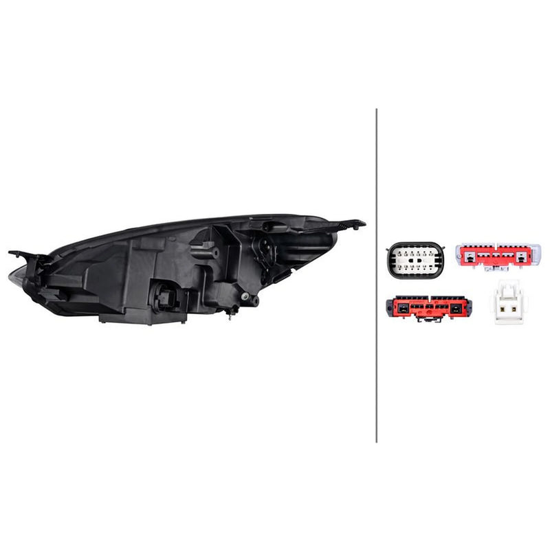 Hella Headlight Headlamp LED Right 1LX 354 857-161