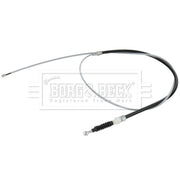 Borg & Beck Handbrake Cable Left Rear BKB3944