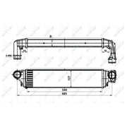 NRF Intercooler (Charge Air Cooler) 30119A