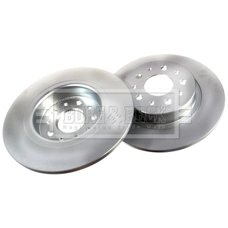 Borg & Beck 2 x Solid Rear Brake Discs BBD5562