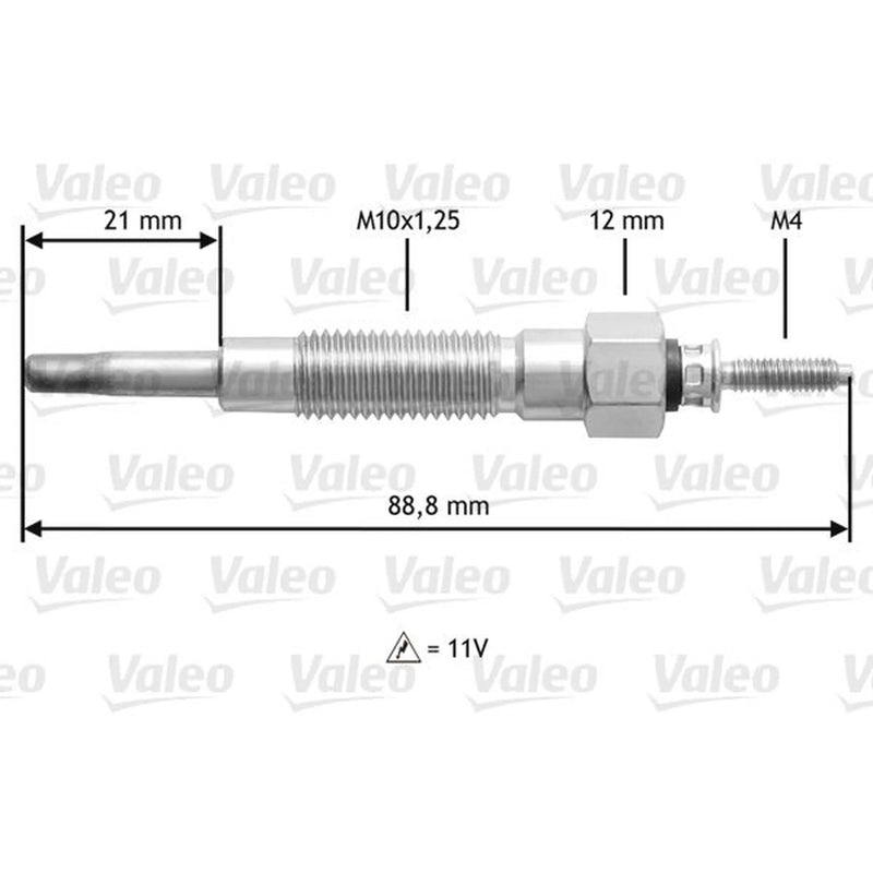 Valeo Diesel Engine Glow Plug 345213