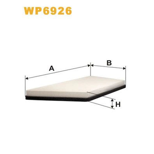 WIX Cabin Air Filter (Pollen Filter) WP6926
