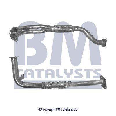 BM Catalysts BM70188 Exhaust Pipe Front Stainless Steel Fits Hyundai Accent BM - Town Parts
