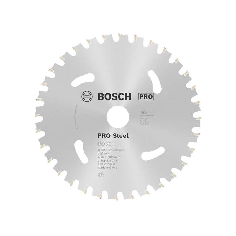 Bosch Powertool Accessories PRO Steel Cordless Circular Saw Blade 150 x 20mm x