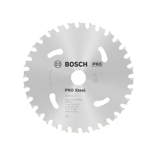 Bosch Powertool Accessories PRO Steel Cordless Circular Saw Blade 150 x 20mm x