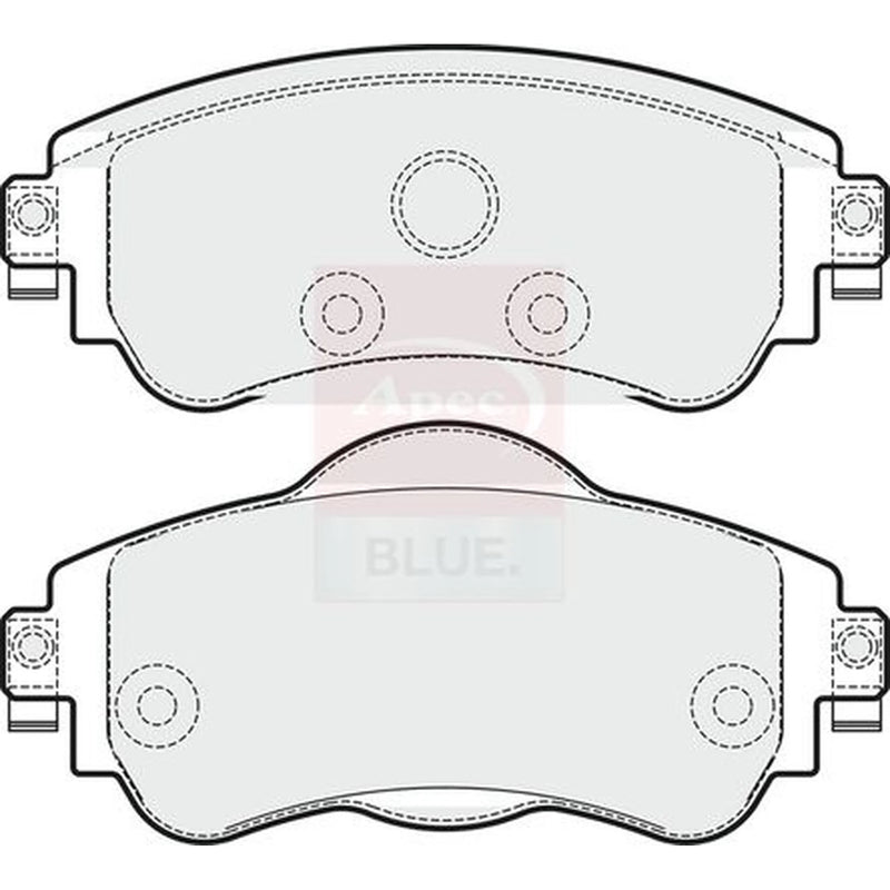 Apec Front Brake Pad Set PD3717