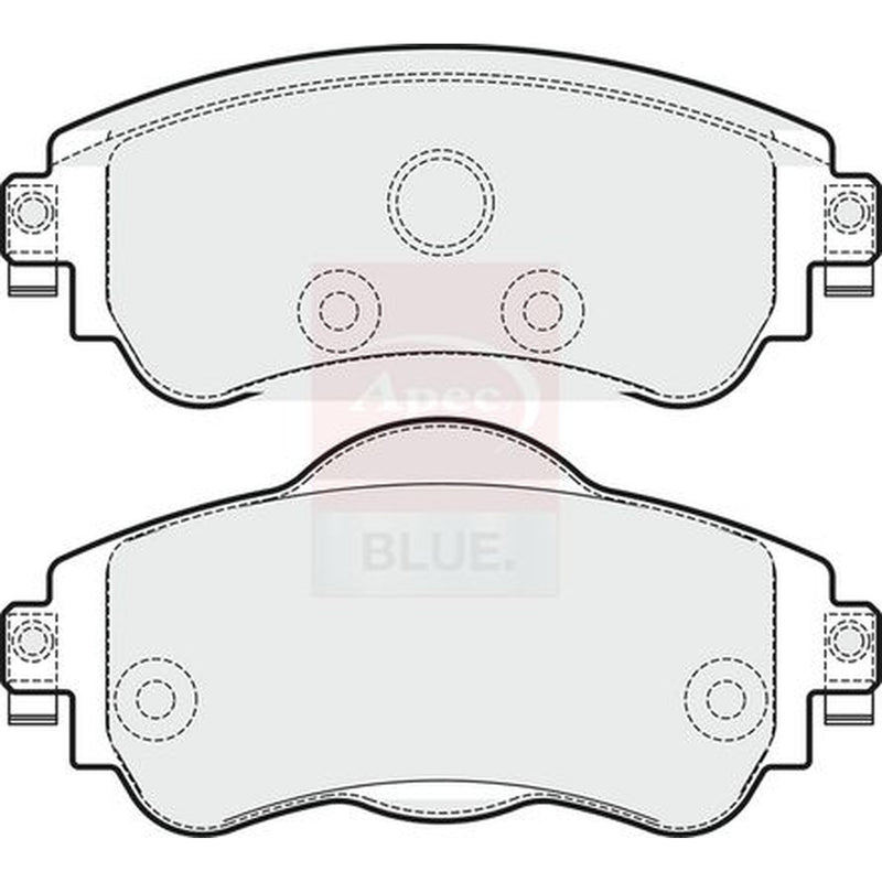 Apec Front Brake Pad Set PD3717