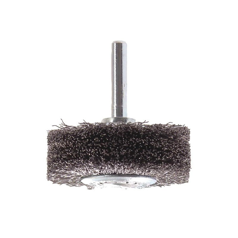 Lessmann Wire Wheel Brush with Shank 50 x 20mm, 0.30 Steel Wire - 415.164