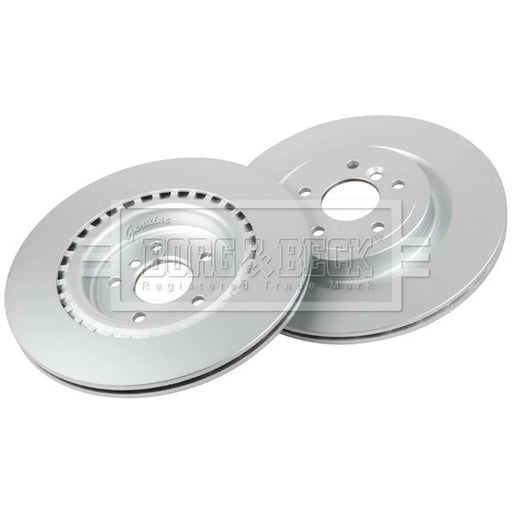 Borg & Beck 2 x Vented Rear Brake Discs BBD5437