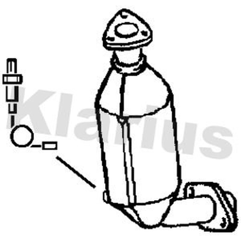 Klarius Catalyst Type Approved With Pipe 323006