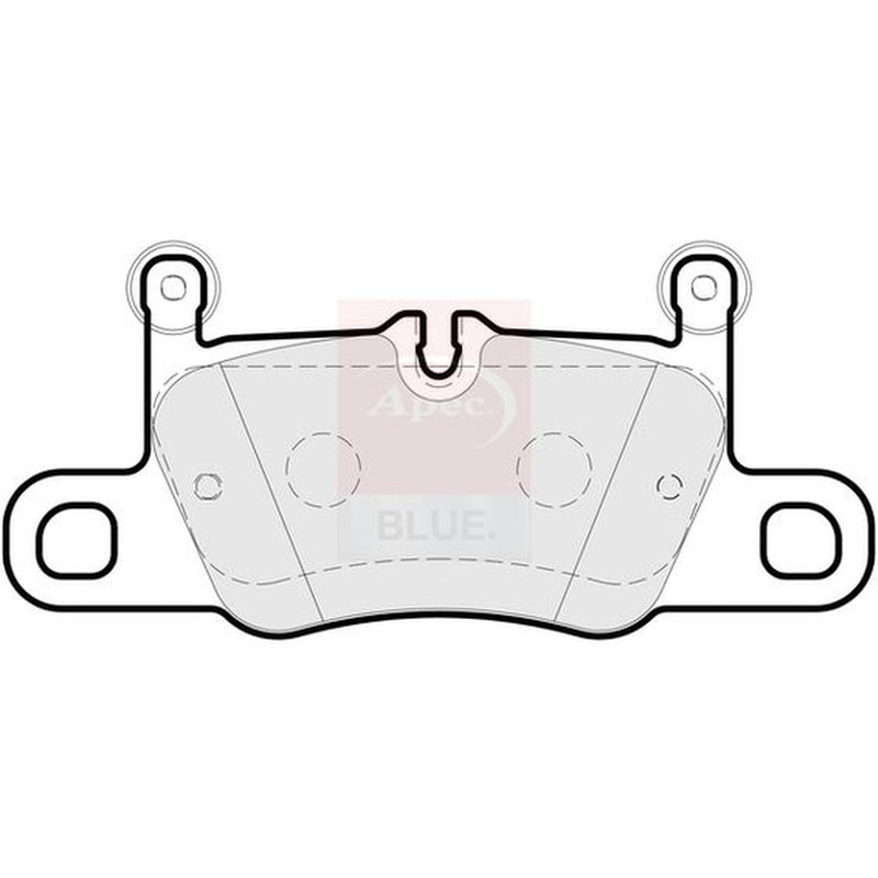 Apec Rear Brake Pad Set PD3925