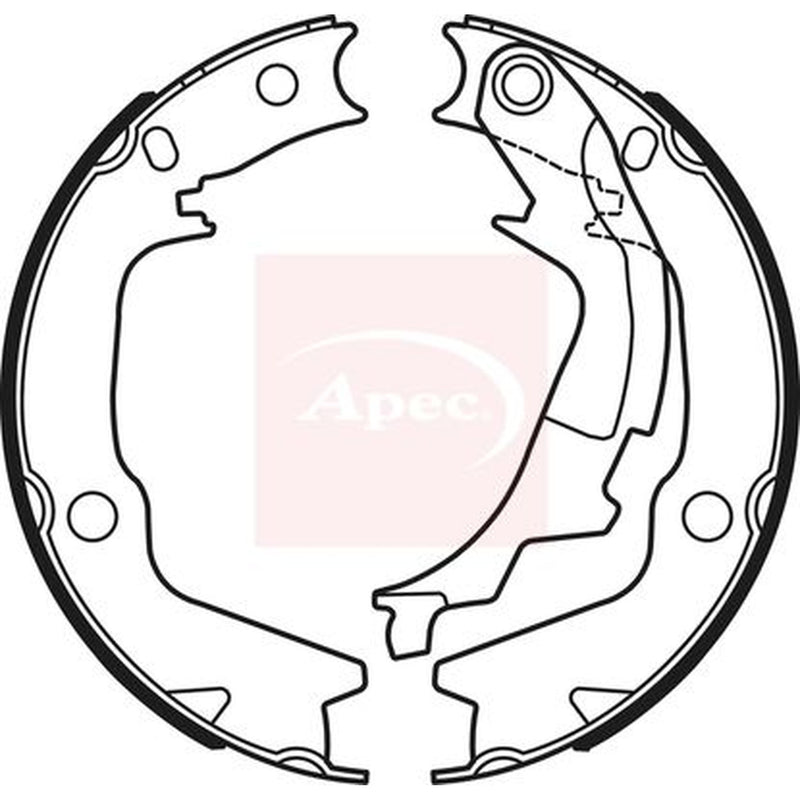 Apec Parking Brake Shoe Set SHU764