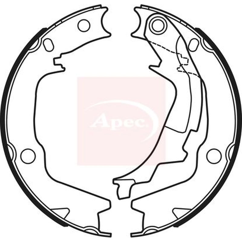 Apec Parking Brake Shoe Set SHU764