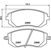 Mintex Front Brake Pad Set MDB2274