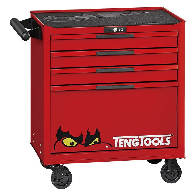 Teng Tools Roller Cabinet 26" PRO35™ 4 Drawers Red