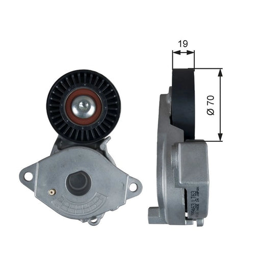 Gates Auxiliary Belt Tensioner T39355