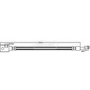 Borg & Beck Brake Hydraulic Hose Line Front BBH8346