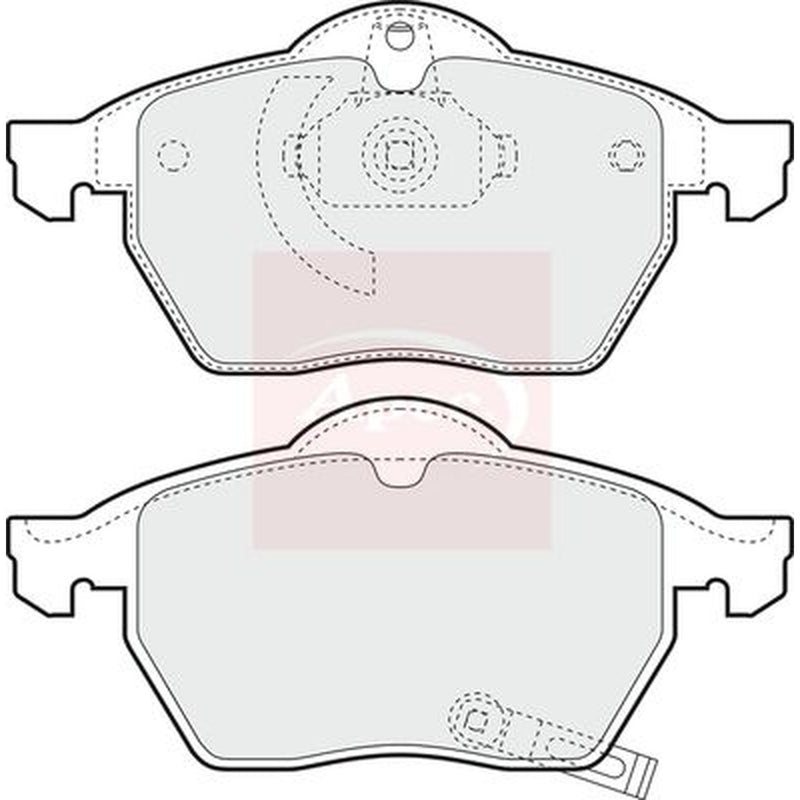 Apec Front Brake Pad Set PAD1064