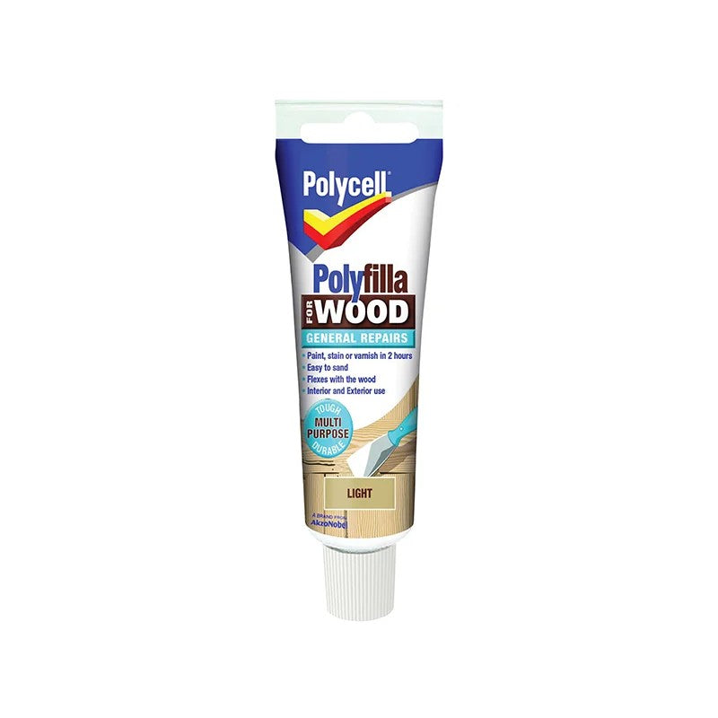 Polycell Polyfilla For Wood General Repairs Tube Light 330g - 5207190