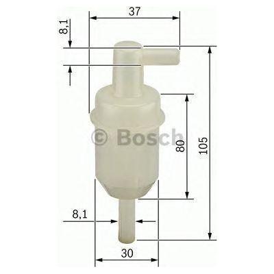 Genuine Bosch Fuel Filter N4077 Fits Daewoo Musso Tdic - 2.9 - 98-05 0450904077 Bosch  - Town Parts