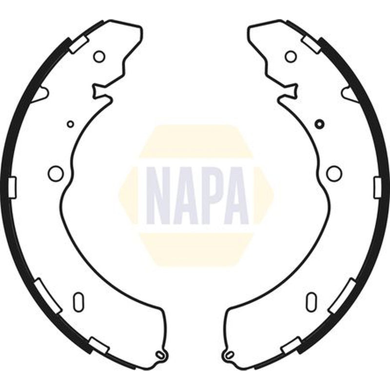 NAPA Brake Shoe Set Axle Kit NBS1074
