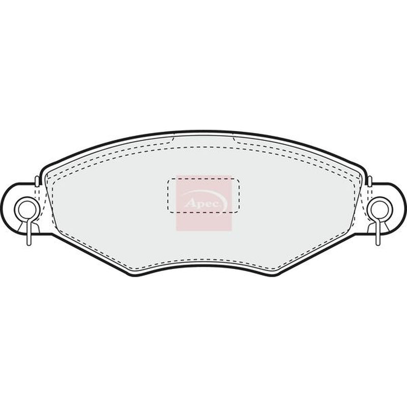 Apec Front Brake Pad Set PAD1041