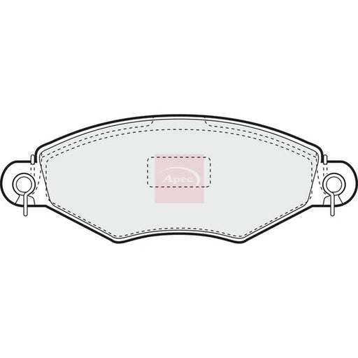 Apec Front Brake Pad Set PAD1041