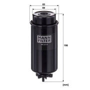 MANN-FILTER Fuel Filter Element WK 8114