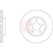 Apec 2 x Vented Front Brake Discs DSK3412