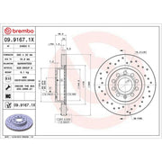 Brembo Xtra 2 x / Front Brake Discs 09.9167.1X
