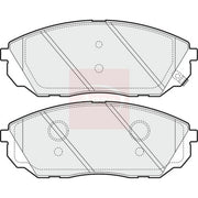 Apec Front Brake Pad Set PAD1556