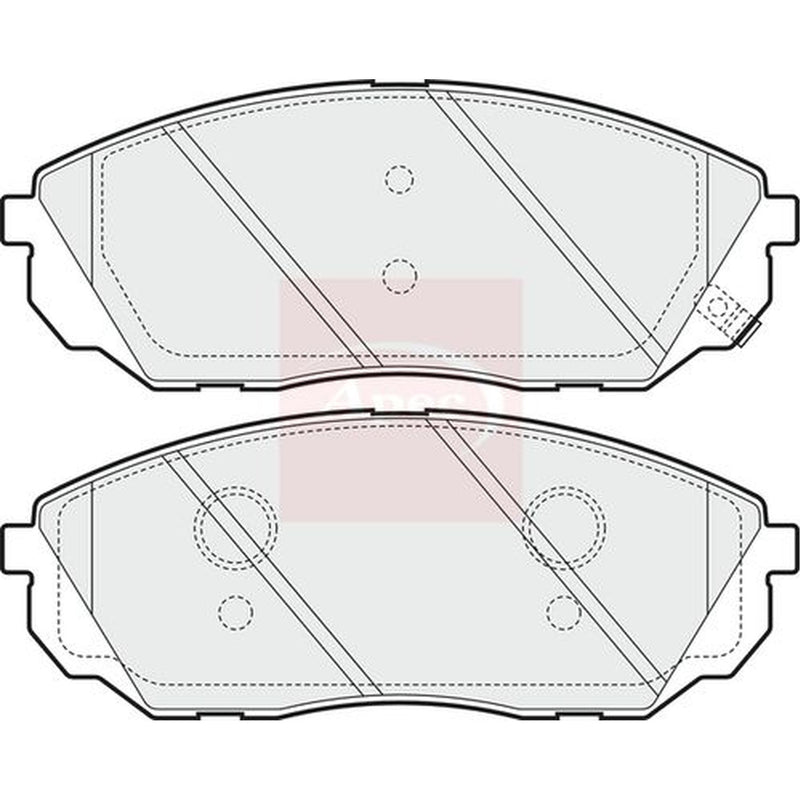 Apec Front Brake Pad Set PAD1556