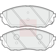 Apec Front Brake Pad Set PAD1556
