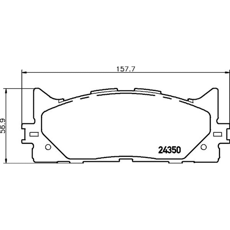 DON Front Brake Pad Set PCP1142