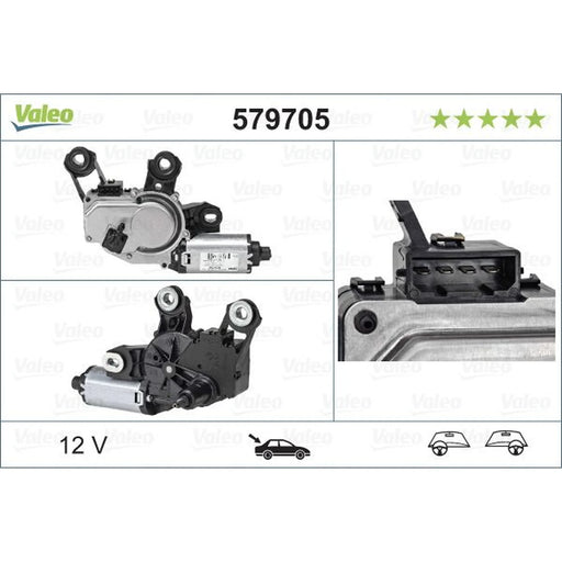 Valeo Front/Rear Wiper Motor Rear 579705