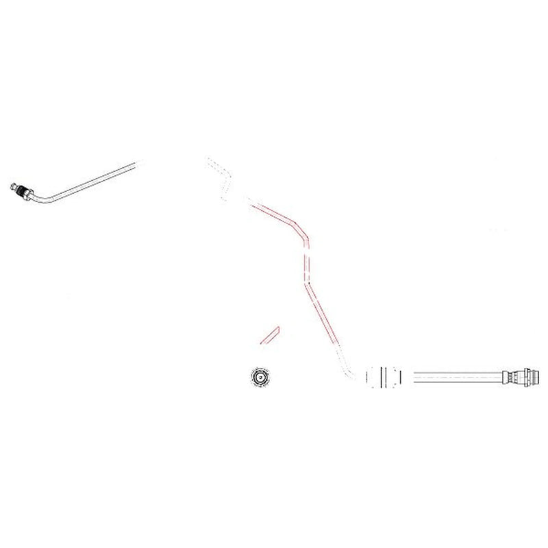 Apec Brake Hydraulic Hose Line Rear Right HOS4557