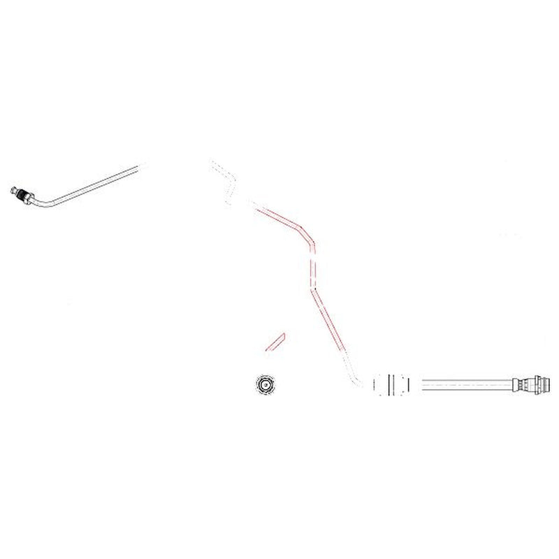 Apec Brake Hydraulic Hose Line Rear Right HOS4557