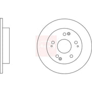 Apec 2 x Solid Rear Brake Discs DSK2791
