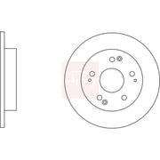 Apec 2 x Solid Rear Brake Discs DSK2791