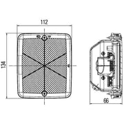 Hella Direction Indicator Light Rear 2BA 013 236-181
