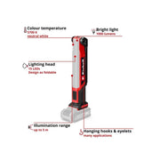 Einhell TE-CL 18/1000 S Li - Solo Cordless Light 18V Bare Unit - 4514180